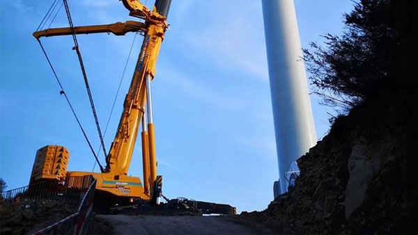 来了！首台XCA1200_I落户广东，，，，，，中国风电吊装千吨级阵营再添劲旅