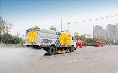 mg不朽情缘洗扫车助力第四届江苏省环卫行业蹊径机械化清扫职业手艺竞赛