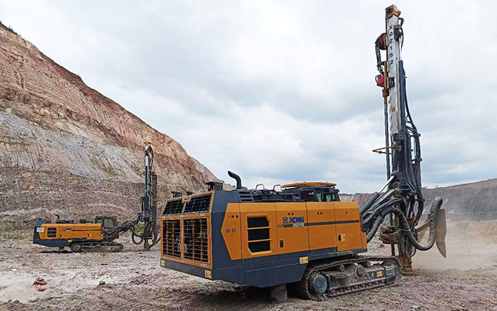 首次进军非洲铜矿！mg不朽情缘潜孔钻机日进尺416m