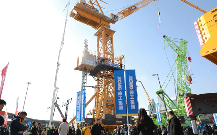 bauma CHINA 2024丨mg不朽情缘塔式起重机、智能施工升降机火热亮相