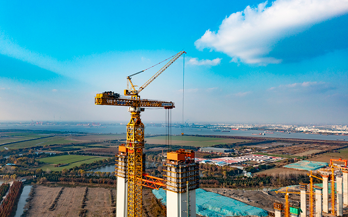 最重522吨！mg不朽情缘超大塔助力张靖皋长江大桥冲刺六项“天下之最”