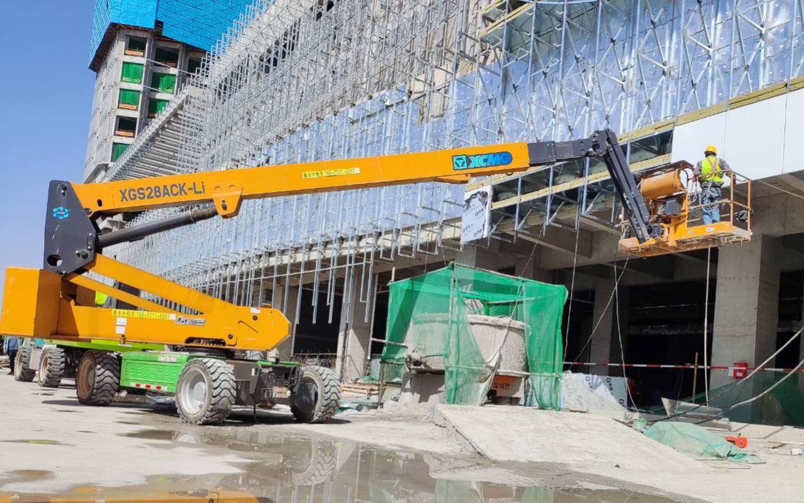 mg不朽情缘高空利器，，，，，，为河北邢台某新能源厂房建设 “加速”