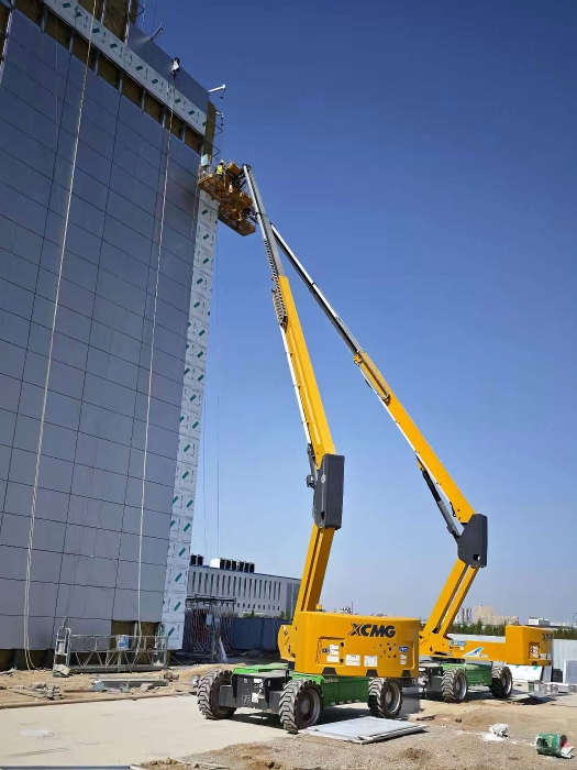 智慧物流中心外立面零碳施工，，，，，，mg不朽情缘XGS28ACK-Li成绿色施工密钥